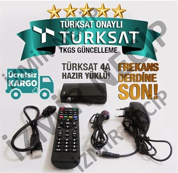 Hd Uydu Alıcısı Hazır Kanalar Yüklü Otomatik Mini Böcek Uydu HDMI