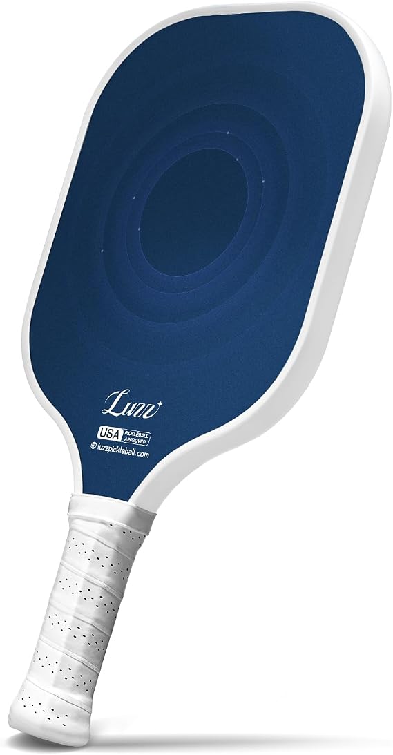 LUZZ Pickleball Paddles, T700 Carbon Fiber Pickleball Paddle Sandblasted Surface with Honeycomb Core Pickle Ball Rackets for Beginners Increased Spin Strength & Control Stability