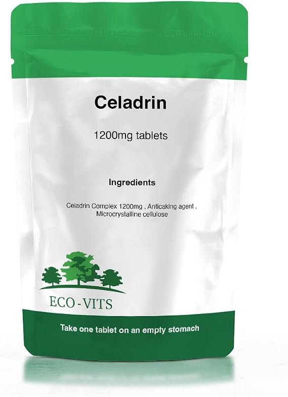 ECO-VITS CELADRIN Complex (1200MG) 240 TABS. Recyclable Packaging. Sealed Pouch