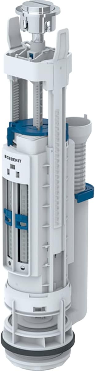 Geberit - Discharge Mechanism Geberit 290 Series, Double Discharge: Bright Chrome (282.302.21.2)