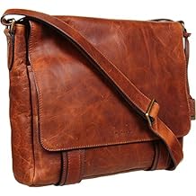 FRYE Men's Logan Messenger Bag, Cognac, One Size