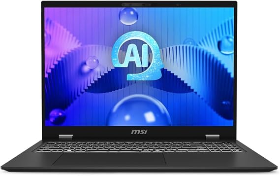 MSI Prestige 16 Laptop 16 2560 x 1600 Intel Core Ultra 7 155H, 16-core, Intel Arc Graphics, 32GB LPDDR5, 1TB SSD, Backlit KB, FP, Wi-Fi 6E, Bluetooth 5.4, 1080p FHD + IR Camera, Windows 11 Pro