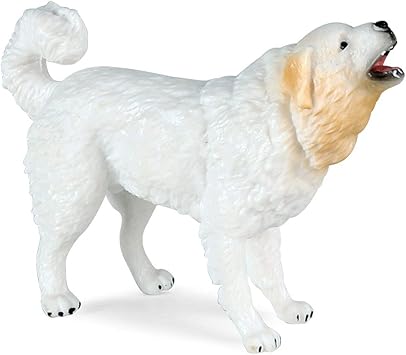 JOKFEICE Animal Figures Plastic Great Pyrenees Animals Action Model Science Project, Learning Educational Toys, Birthday Gift, Cake Topper, for Kids