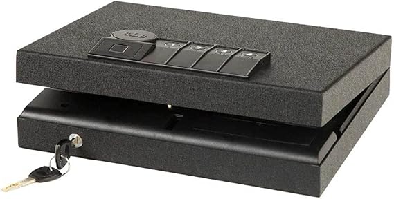 SureLock Security Company Surelock Security QuickTouch Vault 100 Digital + Bio - Black (QTV100DB)