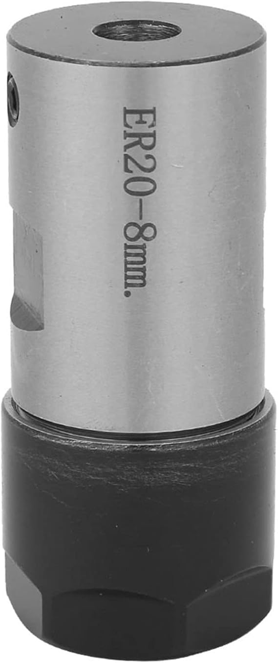 ER20 Collet, C25ER2050L Collet Block Chuck Collet Holder Spindle Motor Shaft Clamping Tool Bar(8mm)