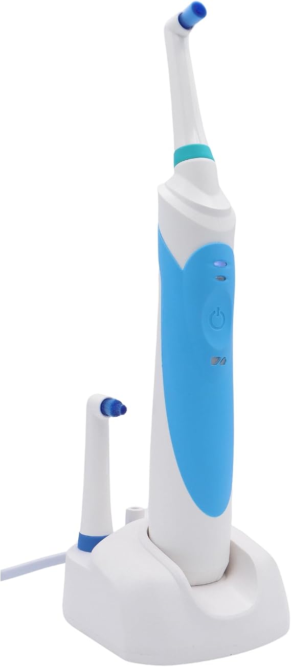 ROTADENT PROCARE Professional Rotary Electric Toothbrush with Rotating Round Head, Dock Charger, 2 Brush Heads, Rechargeable Electric Toothbrush for Adults,