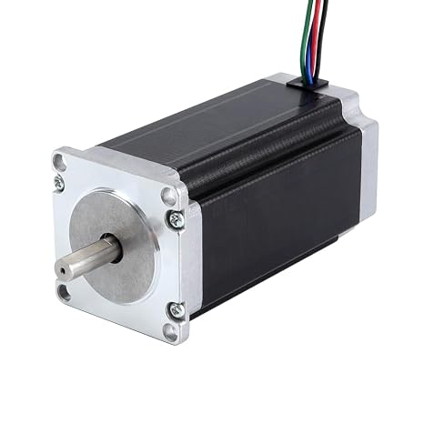 STEPPERONLINE Nema 23 Stepper Motor 8mm Shaft Bipolar 3Nm(425oz.in) 4.2A 57x57x113mm 4 Wires CNC Engraving Machine