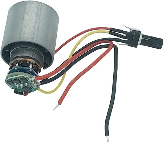 DC7-24V Brushless Motor 3.5A 70W 100000RPM High Speed Motor with Drive Module,CNC Aluminum Alloy Impeller Ducted Fan Motor Stepless Speed Regulation