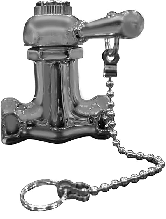 Jones Stephens S05100 Self-Closing Shower Valve with 7" Pull Chain Chrome Plated