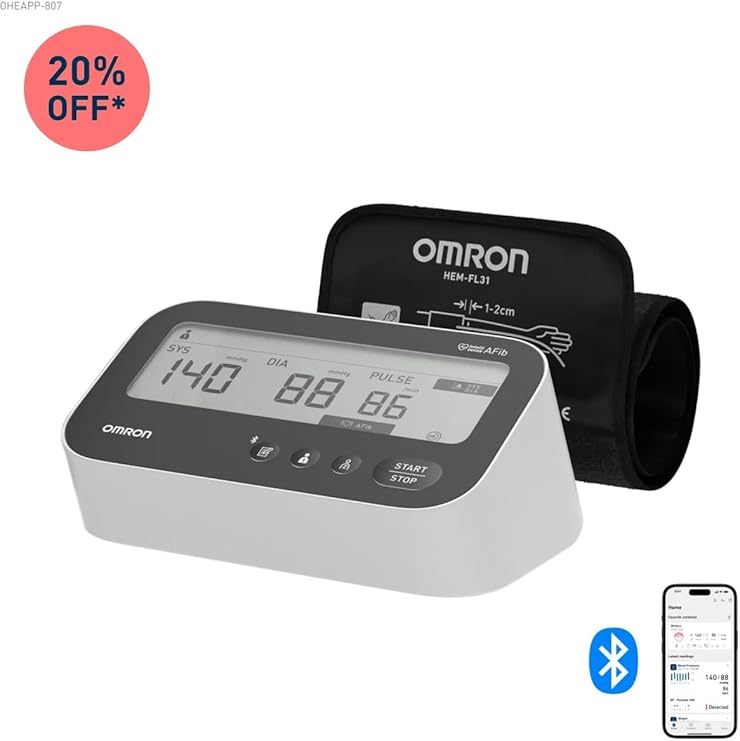 Omron M4 Connect AFib Üst Koldan Ölçer Dijital Tansiyon Aleti