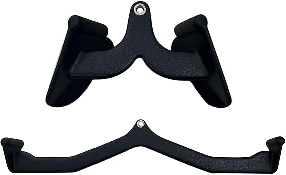 BLUSLM LAT Pulldown Attachments, LAT Bar Cable Machine Attachment,T-bar V-bar, LAT Pull Down Bars, Back Tricep Bar Strength Training Handle for Home Gym Fitness