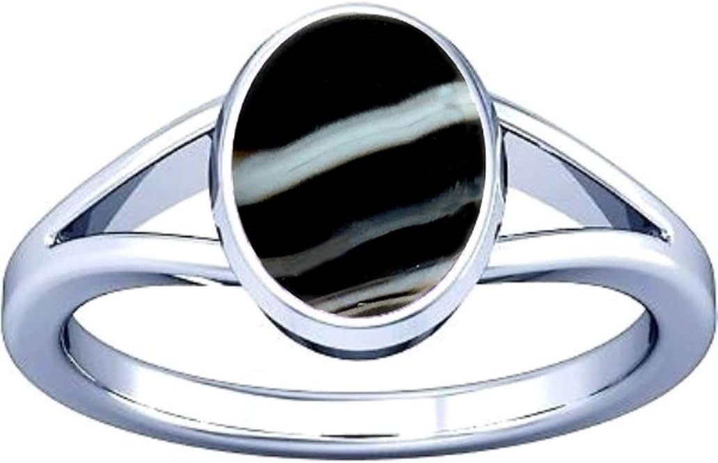 Divya Shakti 8.25-8.50 Carat Sulemani Hakik Silver Ring