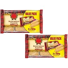 Shortbread Fingers, Product of Scotland, Vegetarian, Value Pack,300g,Pack Of 2