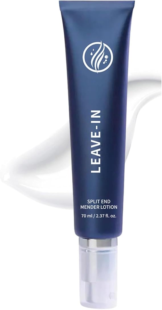 Leave-in Split End Repair,Mender Hair Serum,Renew Split End Serum dryness Anti-Frizz Treatment with Flaxseed Extract & Keratin for Dry, Damaged Hair – Lightweight Leave-In Serum for Women