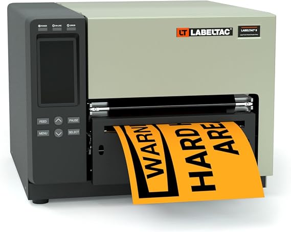 LabelTac LT9 9" Wide Format Industrial Label & Safety Sign Printer Thermal Transfer Vinyl Label Maker for OSHA Labels, Pipe Marking, GHS & Arc Flash Labels, Barcodes, Warehouse & Facility Labeling