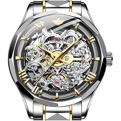 OLEVS Watches for Men Fashion Business Waterproof Analog Stainless Date Week Diamond Luminous Mens Watch Black