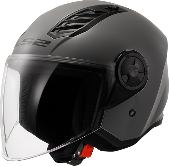 Open Faced Motorcycle Helmet. LS2 Airflow II ECE 22.06