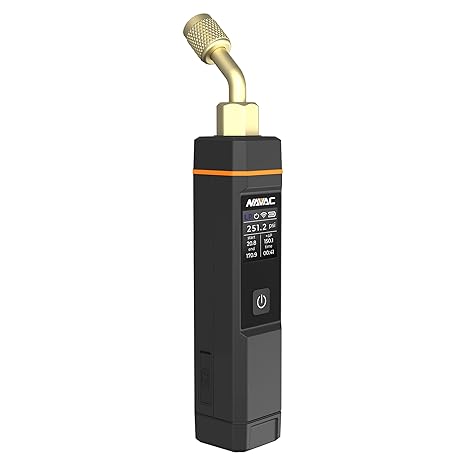 NAVAC NSP1 Bluetooth Pressure Probe - Digital Display, 164 ft Range