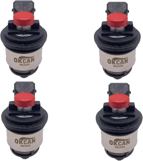 CNG LPG 4 x MED GI25-65 Red AMP Type Sequent Injectors