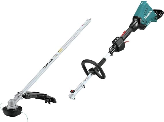 Makita XUX01ZM5 36V (18V X2) LXT Brushless Couple Shaft Power Head with String Trimmer Attachment, Tool Only