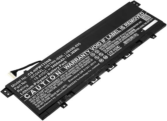 Replacement Battery for H'P HSTNN-IB8K,KC04XL,L08496-855,L08544-1C1,TPN-W133,TPN-W136,PN:HSTNN-IB8K,KC04XL,L08496-855,L08544-1C1,TPN-W133,TPN-W136,3400mAh