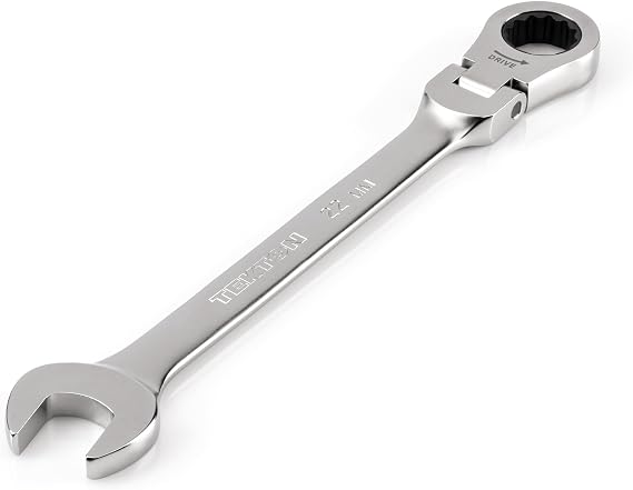 TEKTON 22 mm Flex Head Ratcheting Combination Wrench | WRC26422