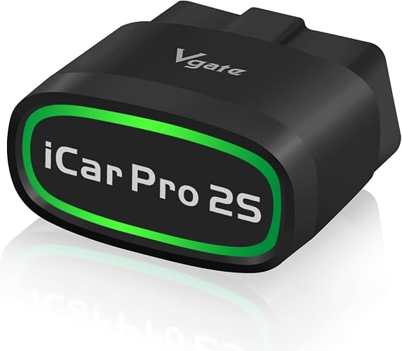 Vgate iCar Pro 2S Bluetooth OBD2 Code Reader BLE 5.2 OBD2 Scanner OBDII Fault Diagnostic Scan Tool for iPhone, iOS, Android, and Windows - [Upgraded Version of iCar Pro]