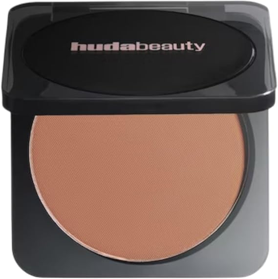 HUDA Beauty Easy Bake Pressed Powder, Coco Truffle, Mattifying, Light Coverage, Matte Finish, Vegan, Cruelty Free