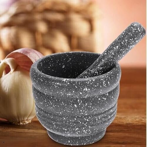 4 Resin Pestle and Mortar Set Natural Spice Mixing Herb Crusher Grinder Bowl Set Small Bowl Grinder Spice Herb Grinder Pill Crusher