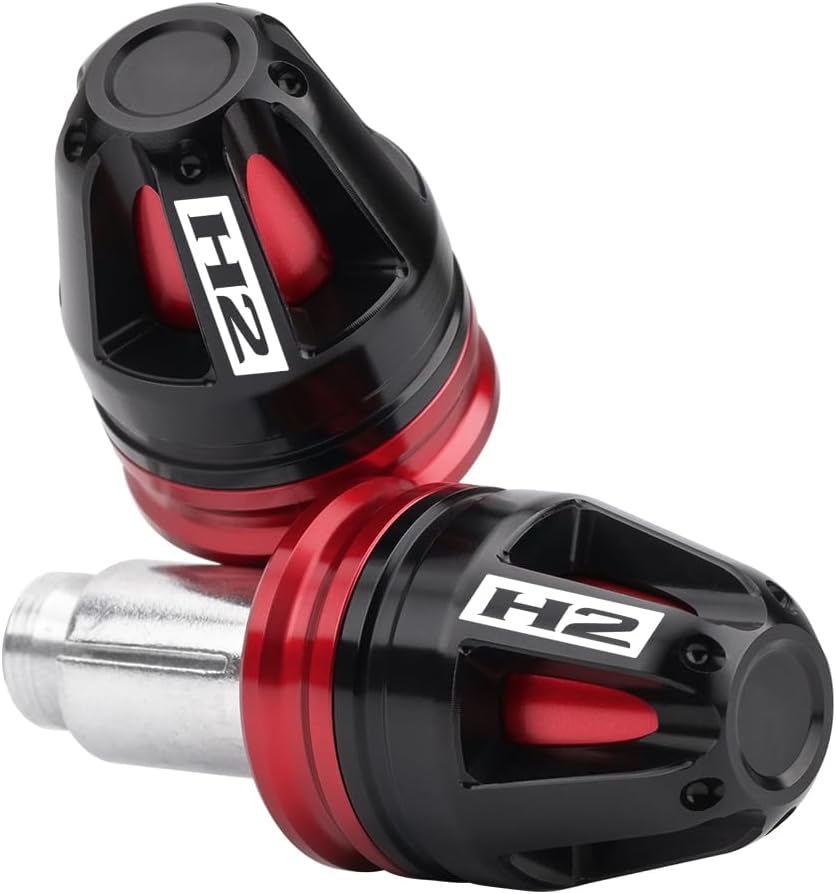 Universal Motorcycle Handlebar End Plugs For Ninja H2R 2015-2024 Z H2 2020-2024 Z H2 SE 2021-2024 Ninja H2 2015-2024 ninja h2r z h2 se Accessories Red