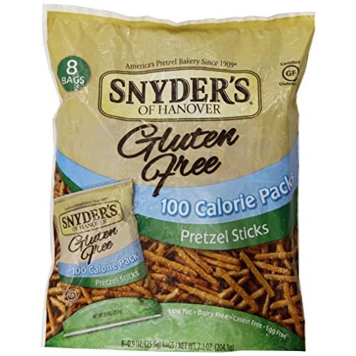 Snyders of Hanover Gluten Free Pretzels Multipack, 100 Calorie, 7.2 Ounce