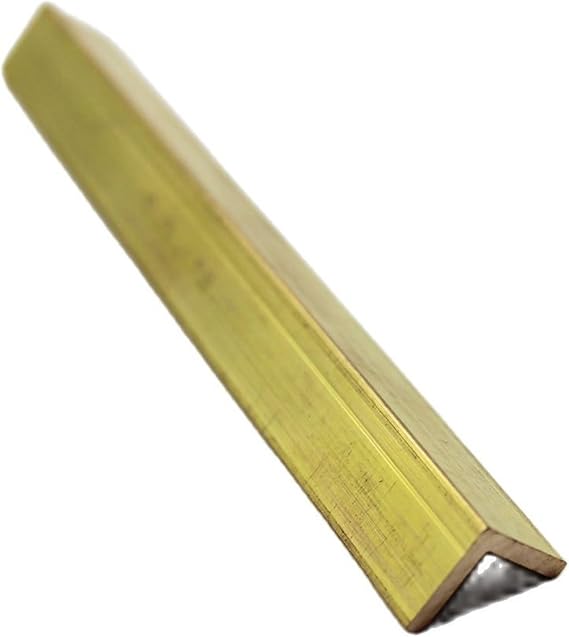 L Angle Brass Stock Metal Square Flat Bar Rod H59 Art Craft Carving Decoration Art raw Materials (Size : 5x5x1.3x300mm 1pc)