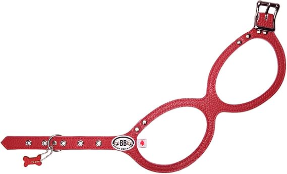 Buddy Belts Harness Pebble Grain Red - Premium Edition