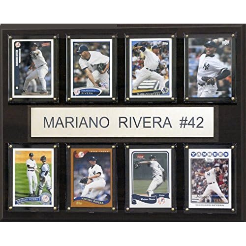 MLB New York Yankees Mariano Rivera 8-Card Plaque, 12 x 15-Inch