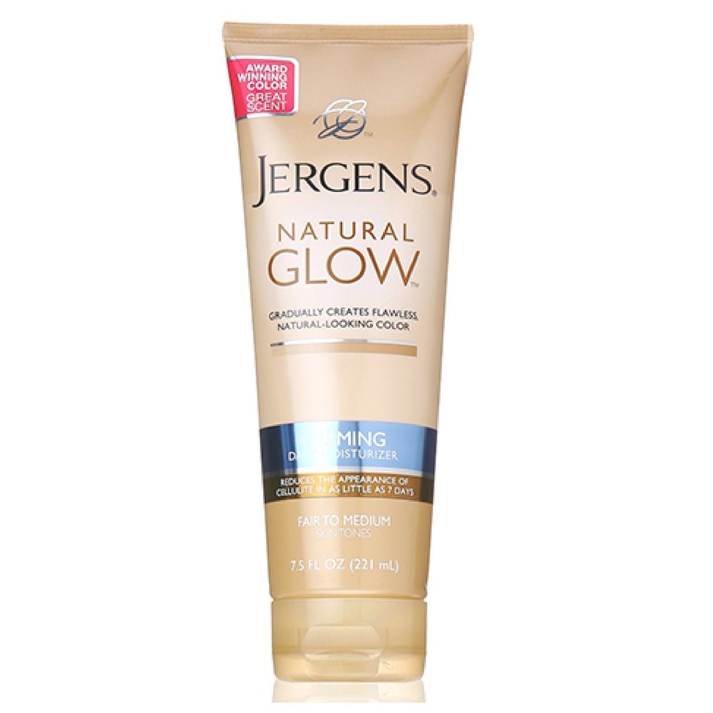 Jergens Natural Glow Daily Moisturizer Firming Medium Skin Tones 7.50 oz Pack of 2