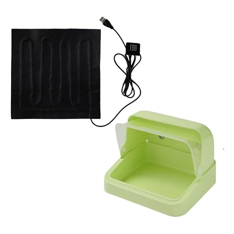 Brooder Box for Chicks Built-In Heating Pad Poultry Breeding Cage | Chick Brooder Box for Farm Duckling Parrot Quail Lizard Turkey Birds