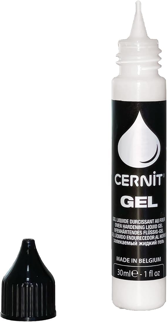 CERNIT CE1500030005C - One Bottle of Liquid Polymer Clay - Cernit Gel 30 ml - Modelling and Baking Clay - Translucent Colour - Manufactured in Belgium