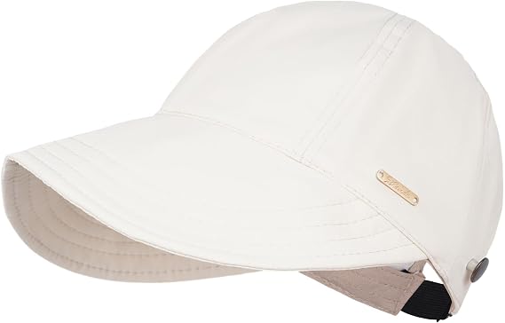 baotongle UPF 50+ Sun Hat for Women UV Protection Wide Brim Hat Adjustable Ponytail Hat Sun Cap for Hiking Fishing Outdoor