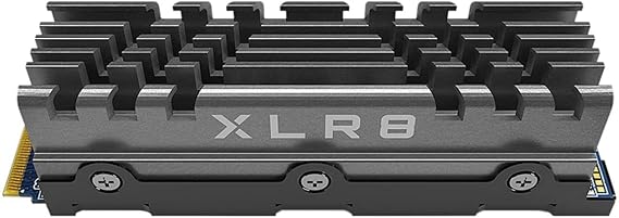 PNY XLR8 CS3040 M.2 NVMe Gen4 x4 Internal Solid State Drive (SSD) with Heatsink 500GB, Read Speed up to 5600 MB/s, Write Speed up to 2600 MB/s