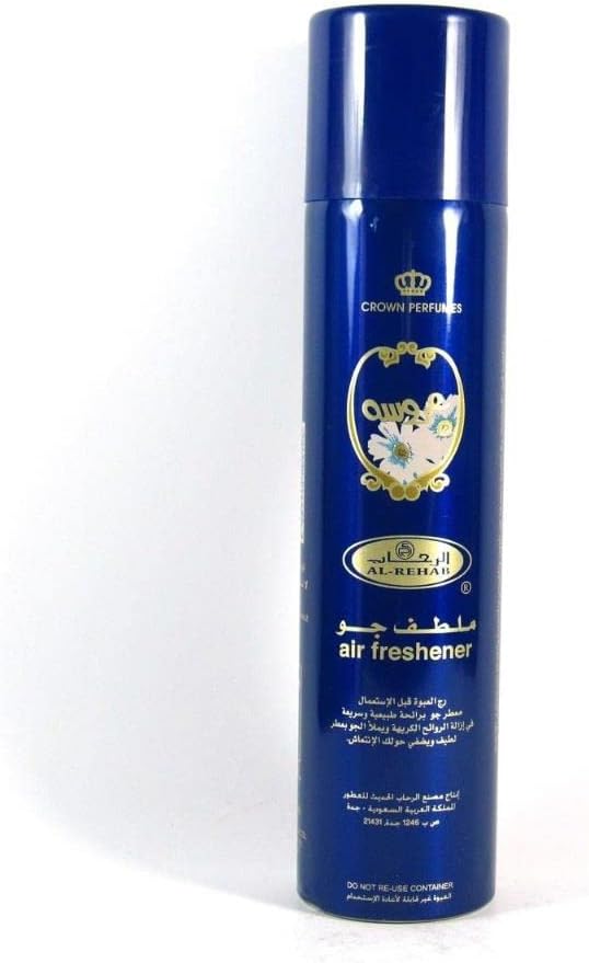 Al Rehab Aroosah Floral, Herbal, Woody, Musky Air Freshener Spray, 10.15 Ounce / 300 ml