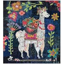 Fiberworks INC Indie.The Llama Collage Laura Heine Pattern, None