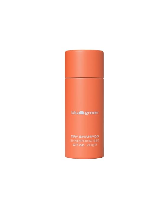 BLU & GREEN Dry Shampoo, Ultra-Fine & Non-Aerosol Powder - Absorbs Oil, Refreshes Roots & Adds Volume - Residue-Free, Cruelty-Free & Vegan - For Men and Women (20g)