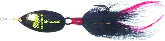 Mepp's Musky Killer-bktl, black-black