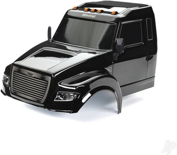 Traxxas 8823X Body TRX-6 Ultimate RC Hauler, Black Painted, Decals Applied