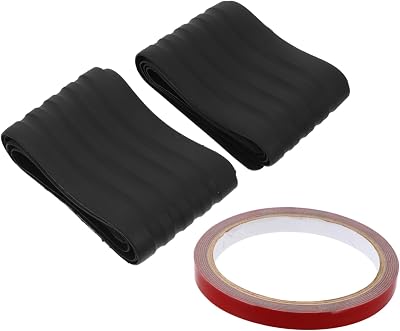 2Pcs Trim Cover Rear Bumper Protector Guard for Cars Durable Scratch Design Protector Strip for Loading and Unloading Luggage and Groceries