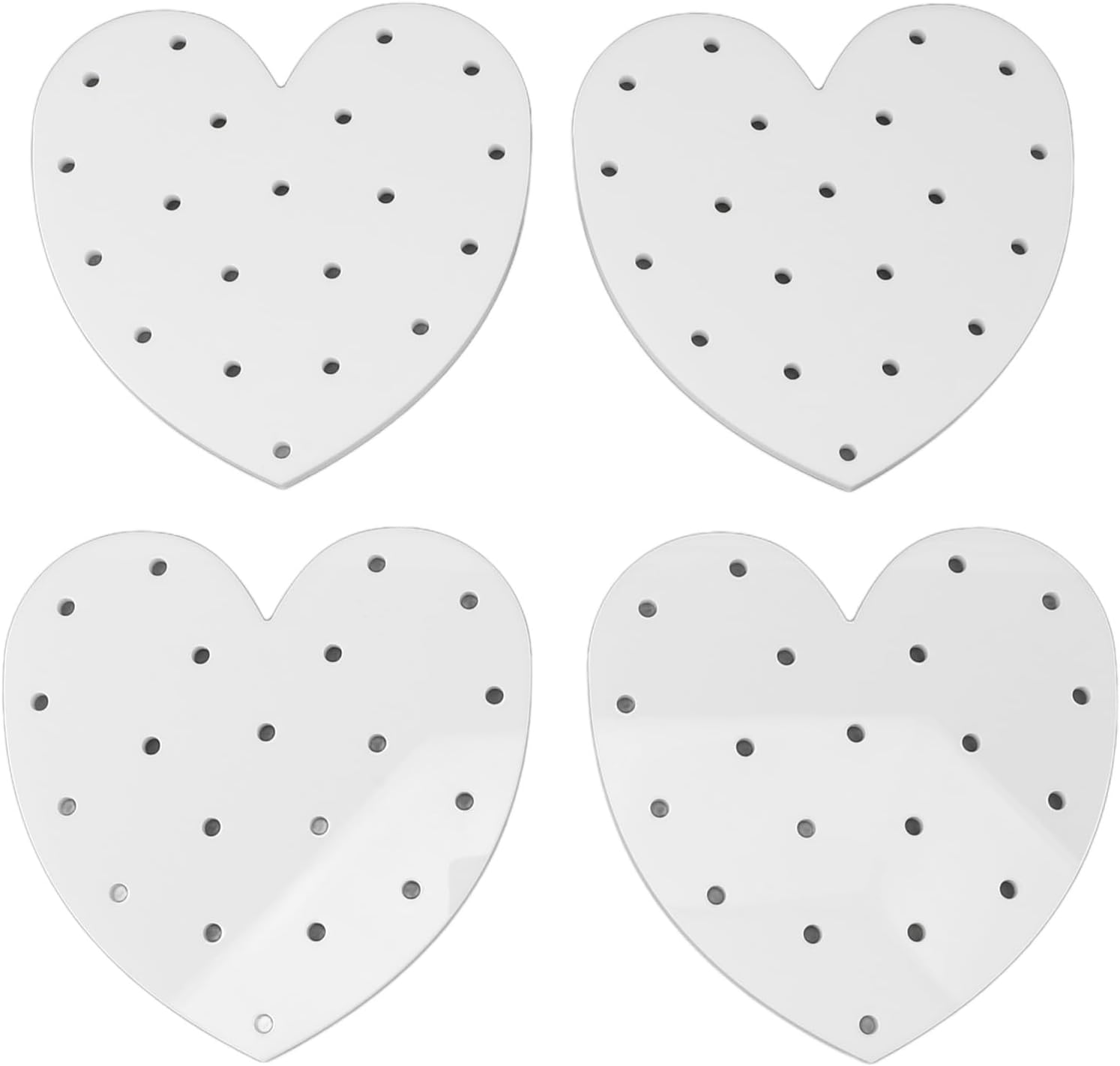 4Pcs 20 Holes Cake Pop Stand, Heart Shape Rustic Acrylic Lollipop Display Stand Holder, Cake Pop Holder Lollipop Display Stand Decoration Supplies for Wedding Shower Birthday Party Supplies