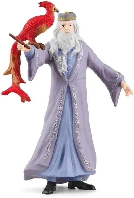 Schleich Harry Potter - 2Pc Albus Dumbledore & Fawkes | 42637