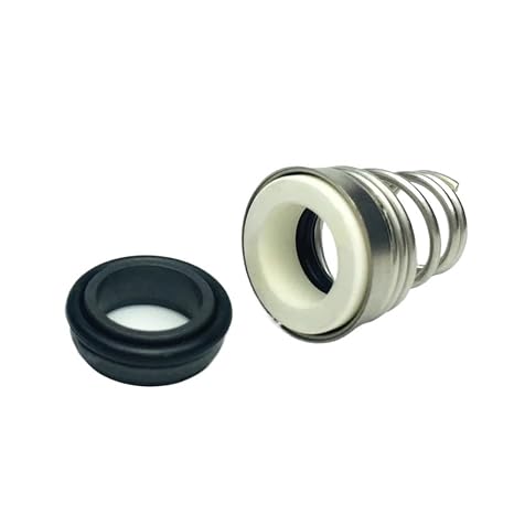 155B Mechanical Seal 10mm 16mm 24mm 28mm 32mm 40mm ID 155A Water Pump Mechanical Oil Seal Ceramic Carbon NBR Rotary Shaft(10mm ID)