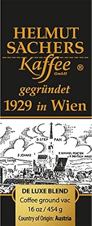 Helmut Sachers Ground Coffee, 500g (500g, DeLuxe)...