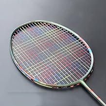 100% Carbon Fiber Badminton Rackets Strung Professional Training Offensive Racquet Super Light 83G Sports